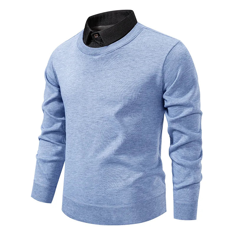 Faustino | Jersey con cuello camisero