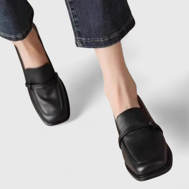 Paula | Mocasines de punta cuadrada
