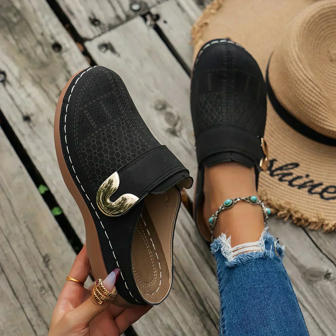 Marel | Elegantes sandalias de cuña con soporte para mujer