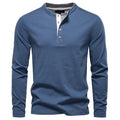Beeckhoven™ | Henley Heren  Shirt Met Lange Mouwen
