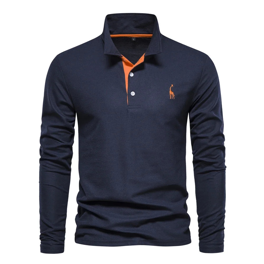 Beeckhoven™ | Casual Poloshirt Met Lange Mouwen