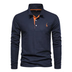 Beeckhoven™ | Casual Poloshirt Met Lange Mouwen