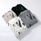 Erasmo | Jersey de punto con estampado abstracto