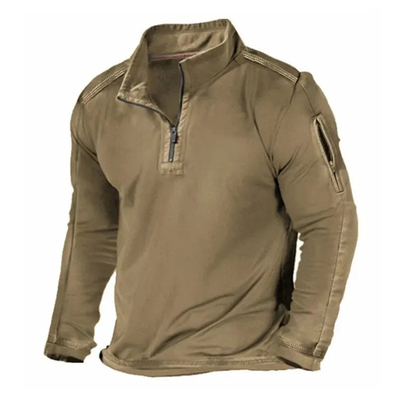 Gilberto | Jersey outdoor con media cremallera