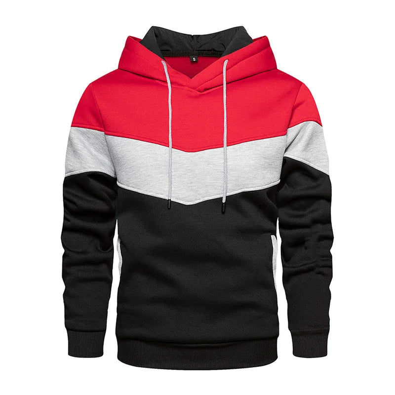 Leandro | Sudadera con capucha de bloques de color