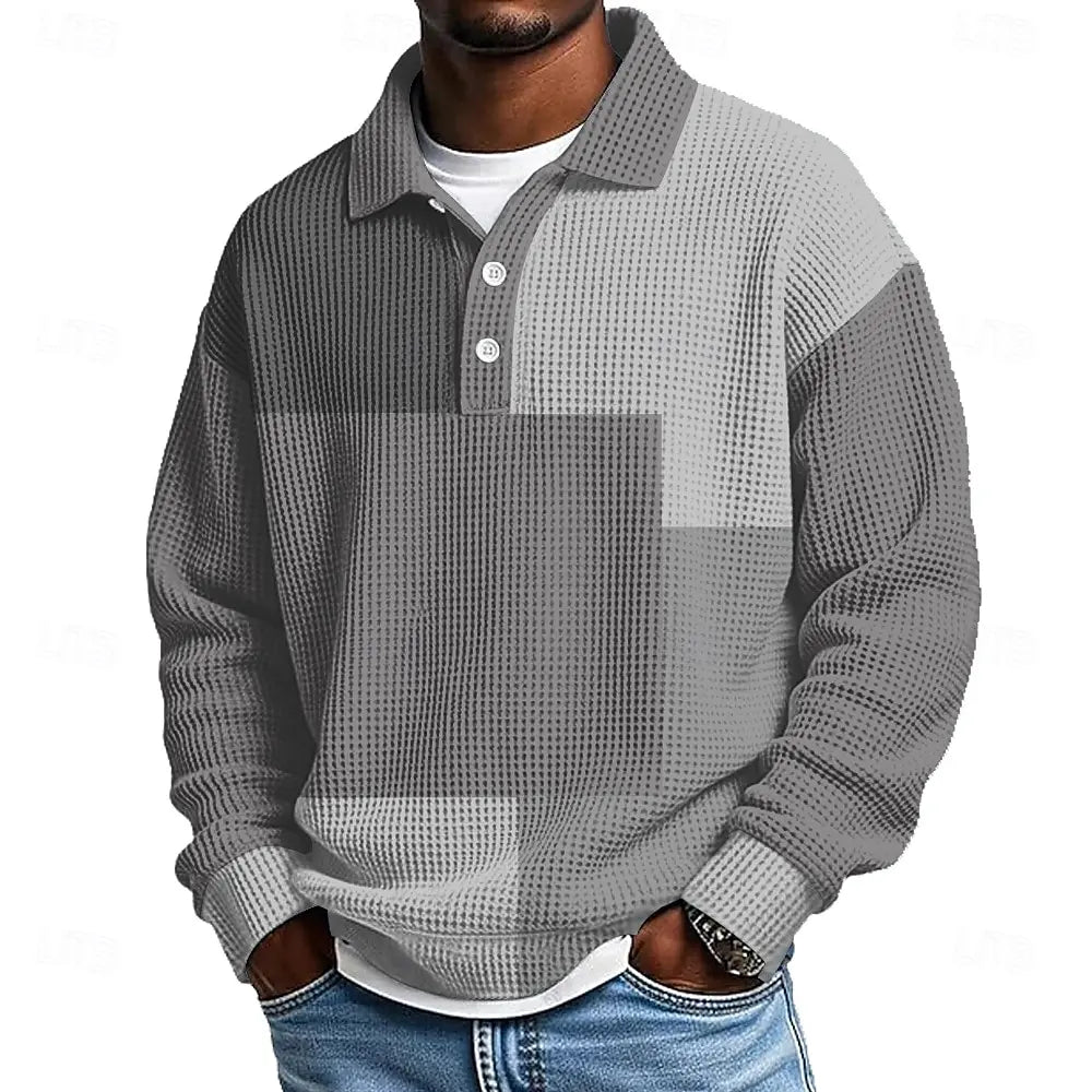 Cirilo | Polo retro de manga larga