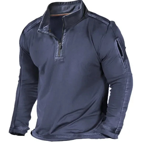Gilberto | Jersey outdoor con media cremallera