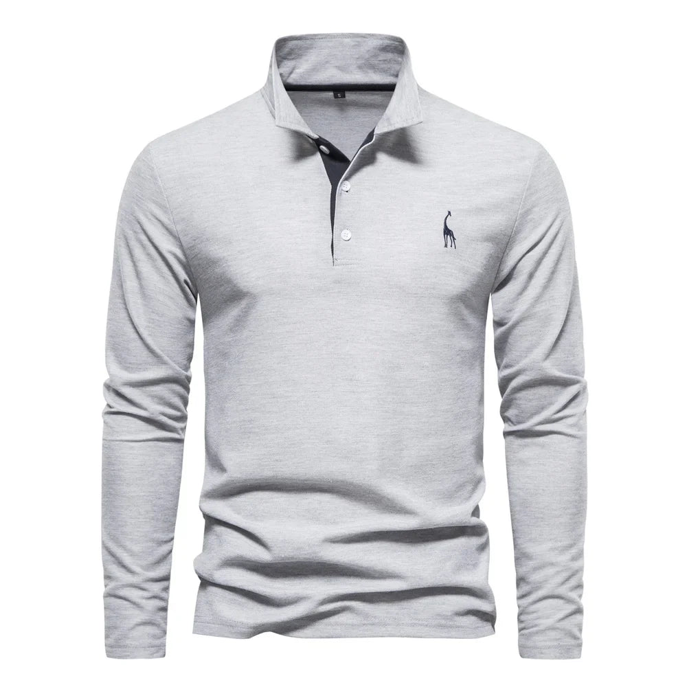 Beeckhoven™ | Casual Poloshirt Met Lange Mouwen