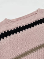 Pepa | Jersey a rayas con cuello redondo