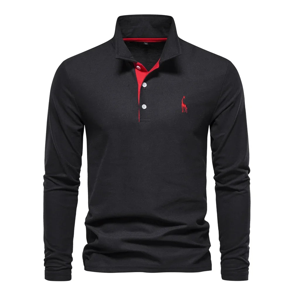Beeckhoven™ | Casual Poloshirt Met Lange Mouwen