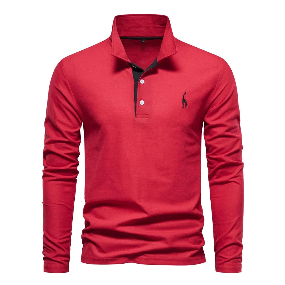 Beeckhoven™ | Casual Poloshirt Met Lange Mouwen