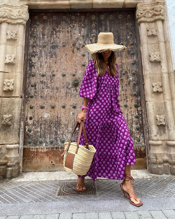 Maila | Vestido maxi bohemio