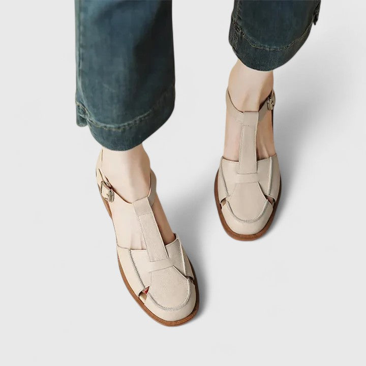 Olatz | Sandalias cerradas con tira en T