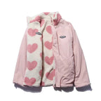 Nieves | Chaqueta reversible con corazones