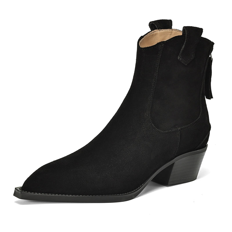Carmela | Botines efecto piel estilo western