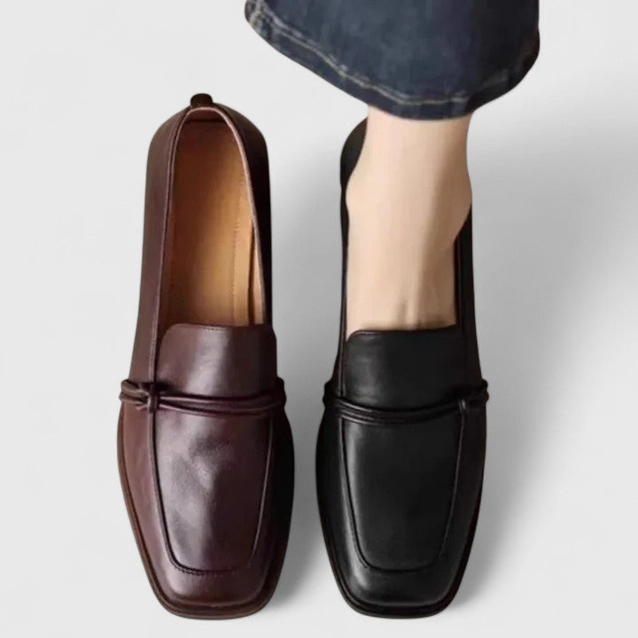 Paula | Mocasines de punta cuadrada