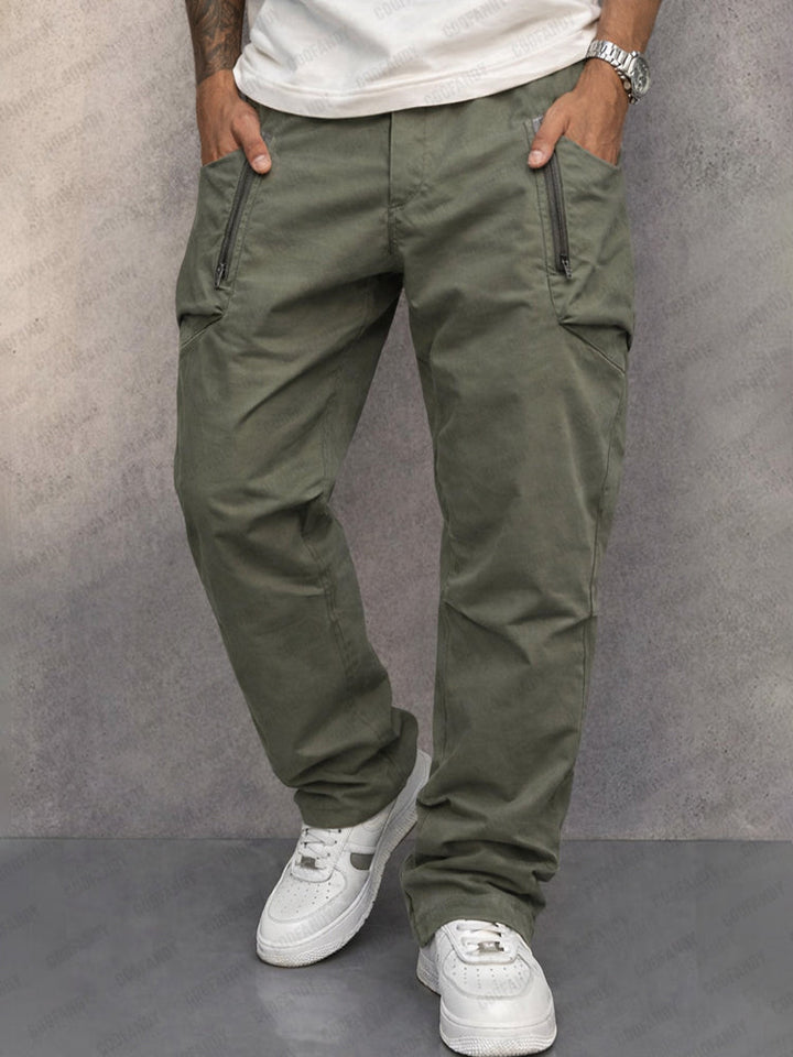 Ricky | Cómodo pantalón cargo de algodón para hombre