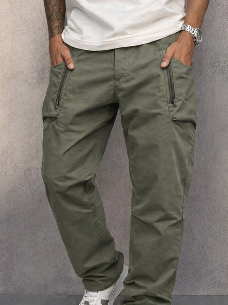Ricky | Cómodo pantalón cargo de algodón para hombre
