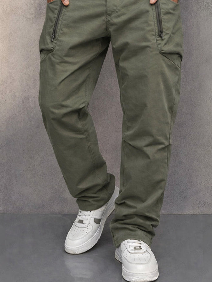 Ricky | Cómodo pantalón cargo de algodón para hombre