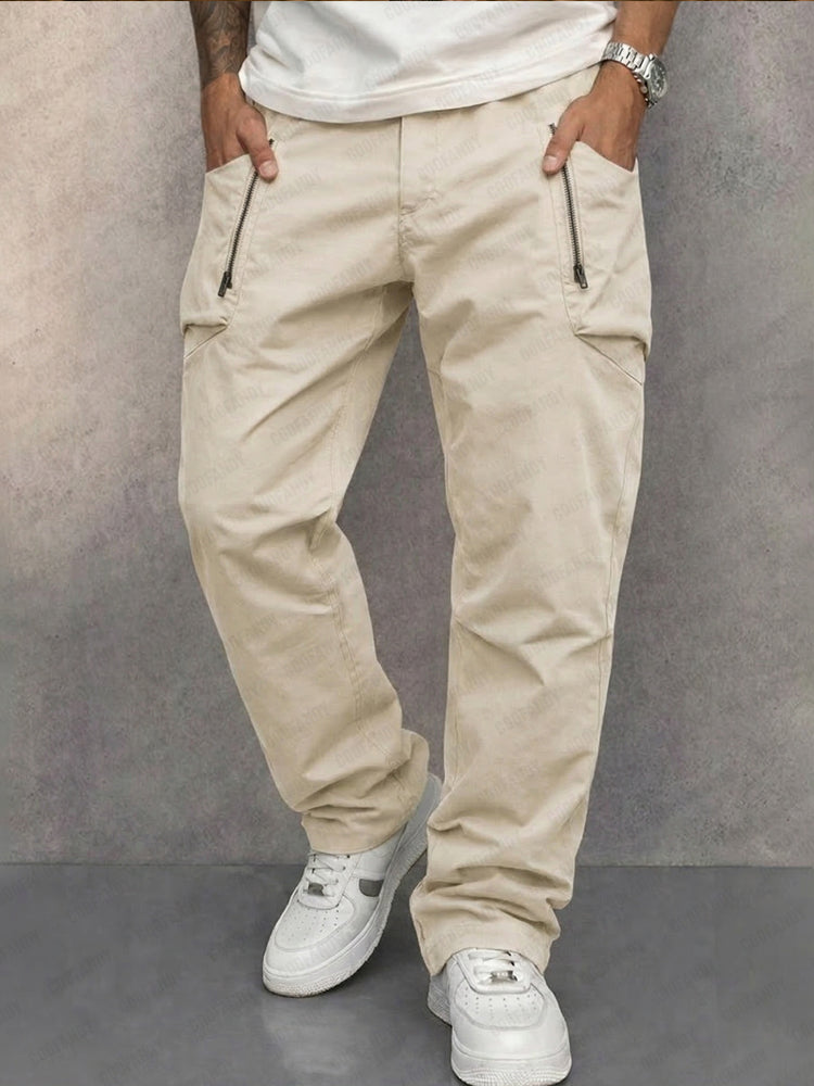 Ricky | Cómodo pantalón cargo de algodón para hombre