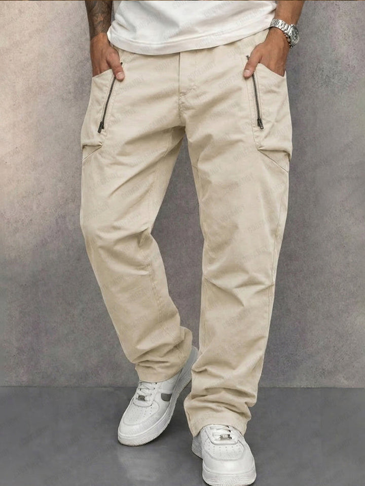 Ricky | Cómodo pantalón cargo de algodón para hombre