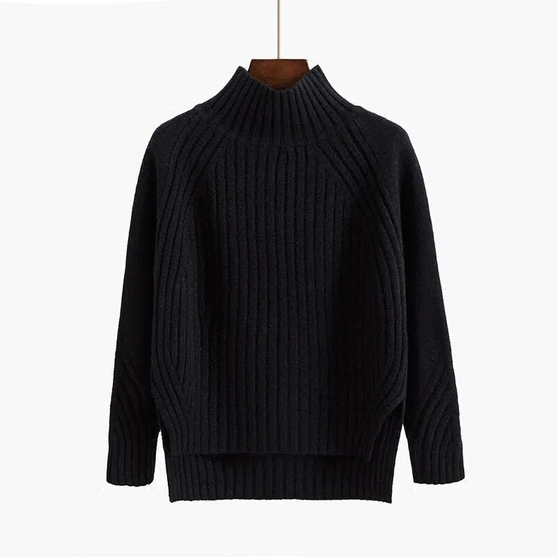 Emilia | Jersey de punto de cuello alto