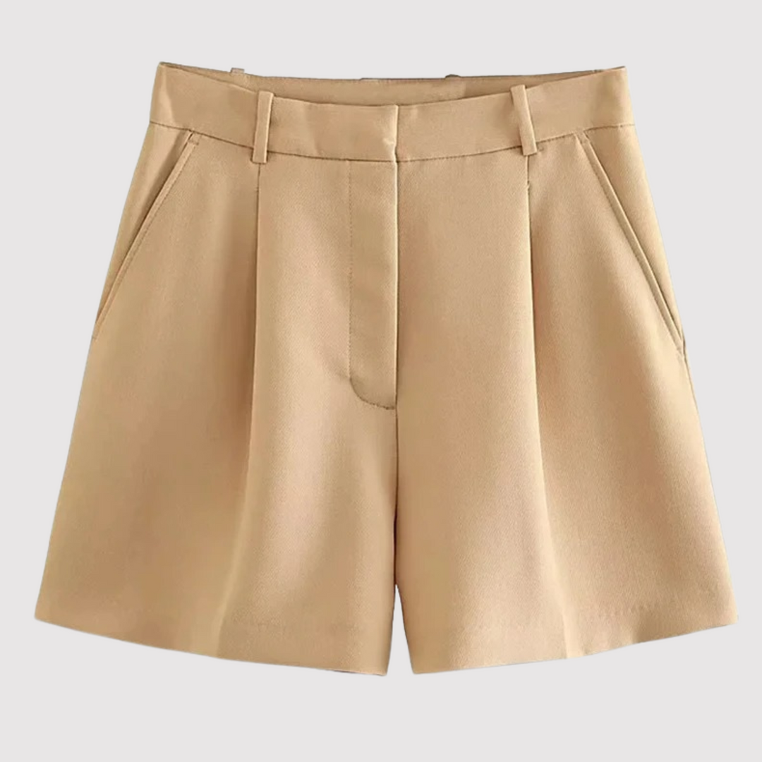 Frieda | Shorts elegantes con pliegues