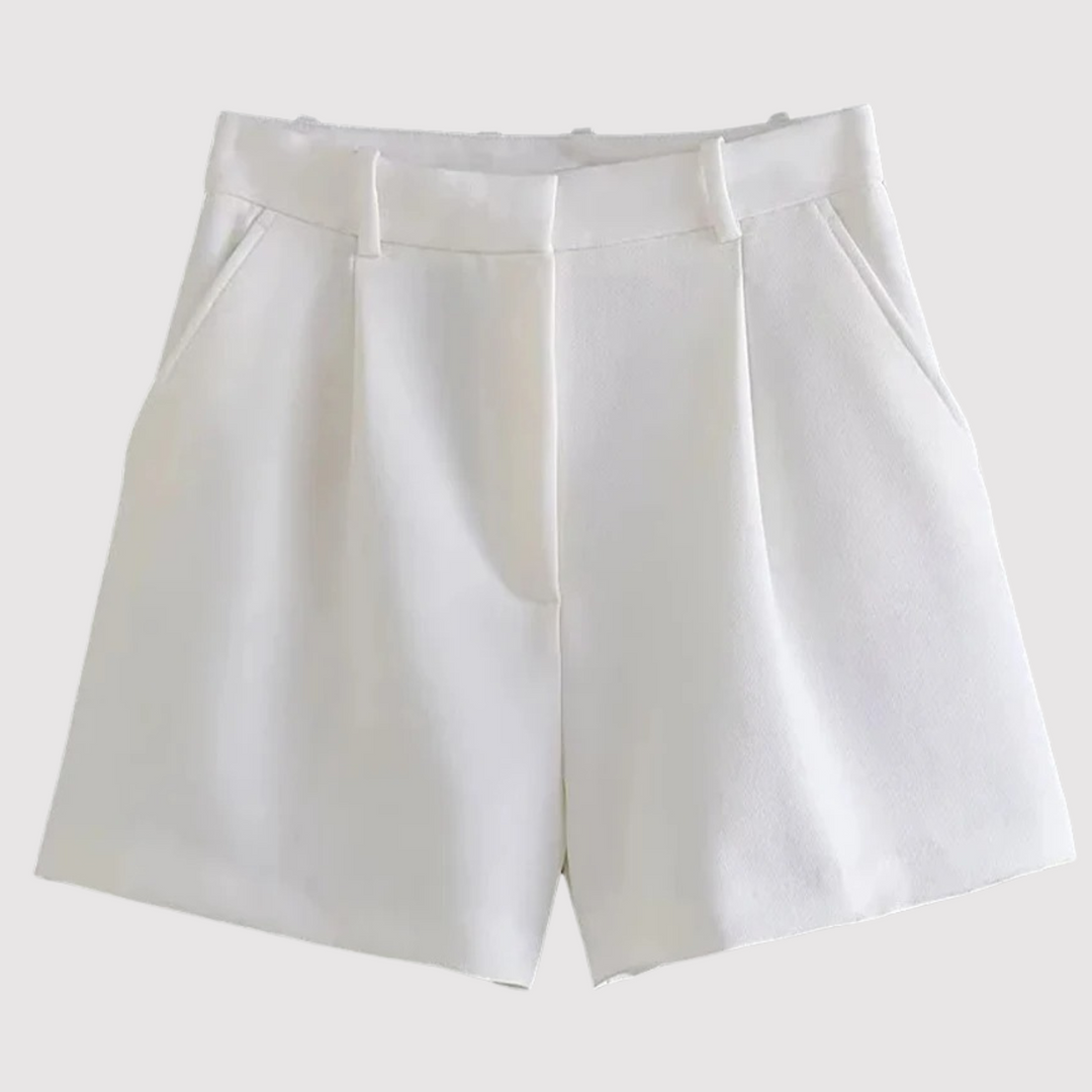 Frieda | Shorts elegantes con pliegues
