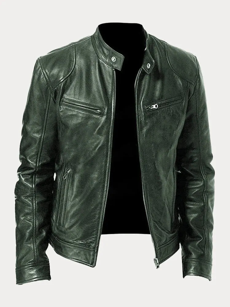 Rafael | Chaqueta casual efecto piel