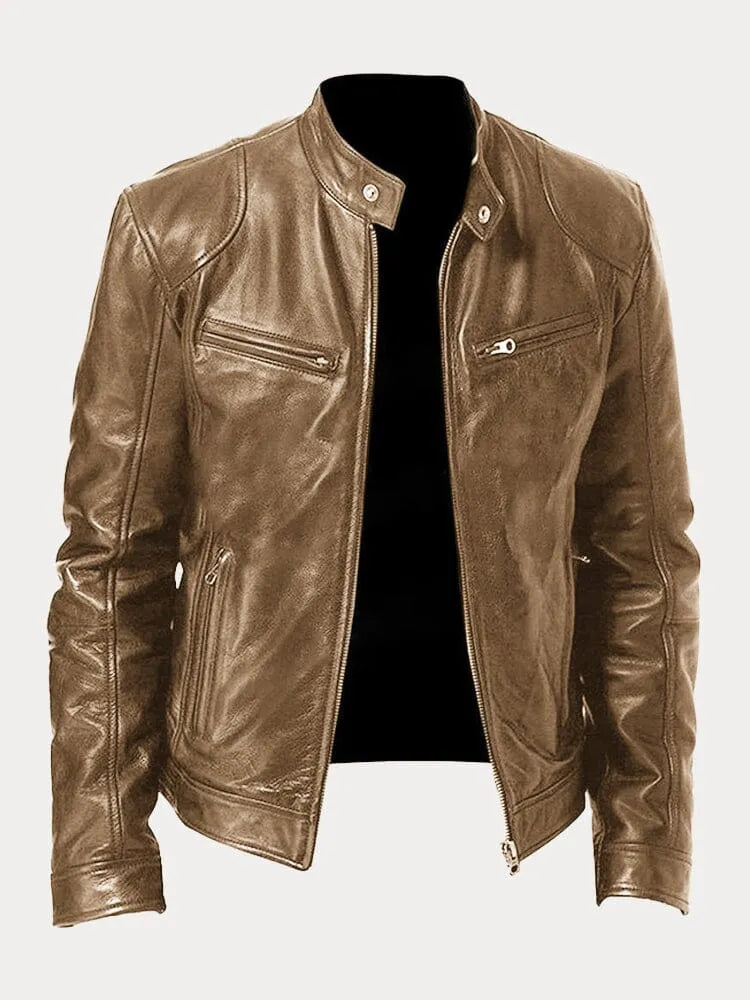 Rafael | Chaqueta casual efecto piel