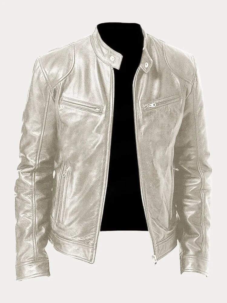 Rafael | Chaqueta casual efecto piel