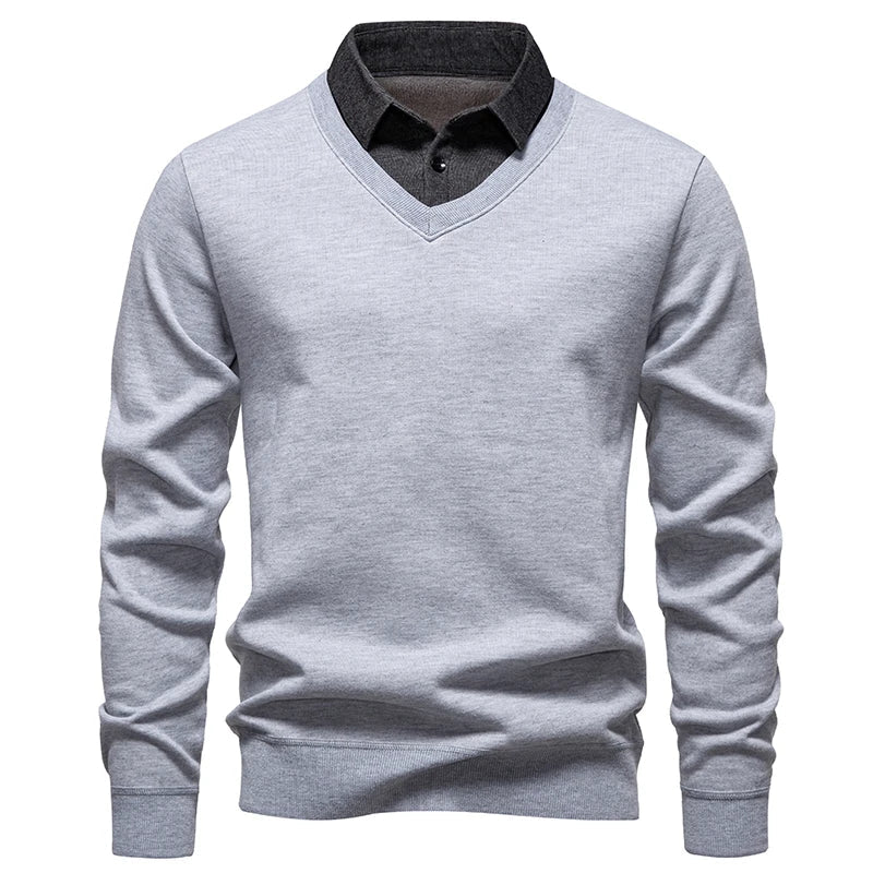 Bernabé | Jersey con cuello de camisa