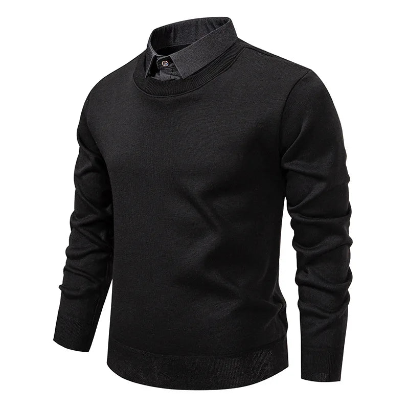 Faustino | Jersey con cuello camisero