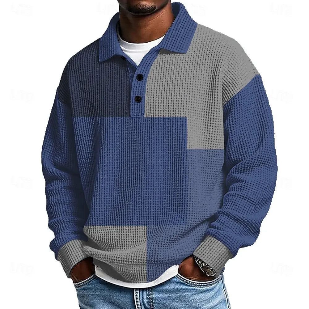 Cirilo | Polo retro de manga larga