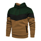 Leandro | Sudadera con capucha de bloques de color