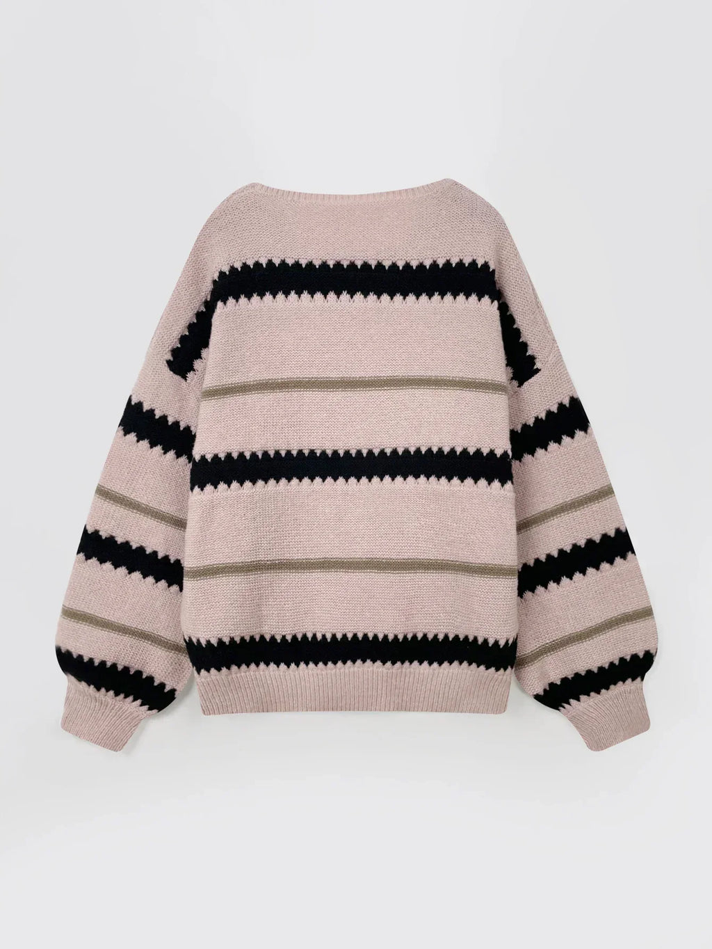Pepa | Jersey a rayas con cuello redondo