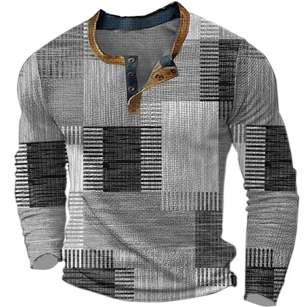 Severino | Camiseta de manga larga patchwork