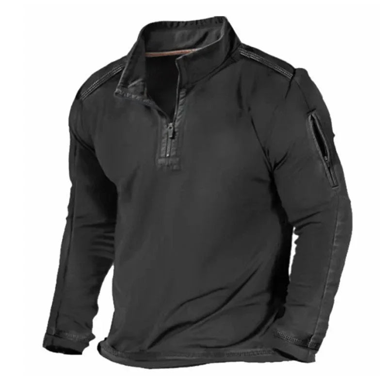 Gilberto | Jersey outdoor con media cremallera