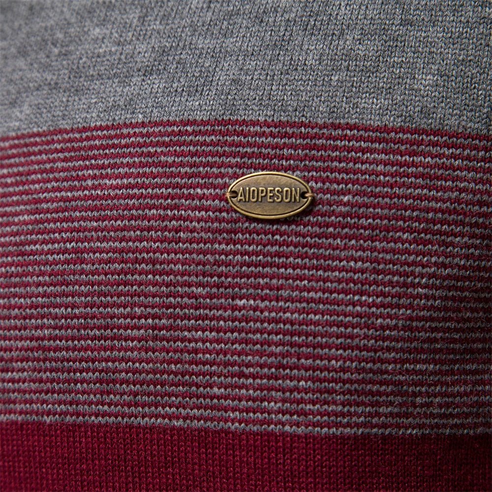 Lucio | Jersey de algodón con cuello mao