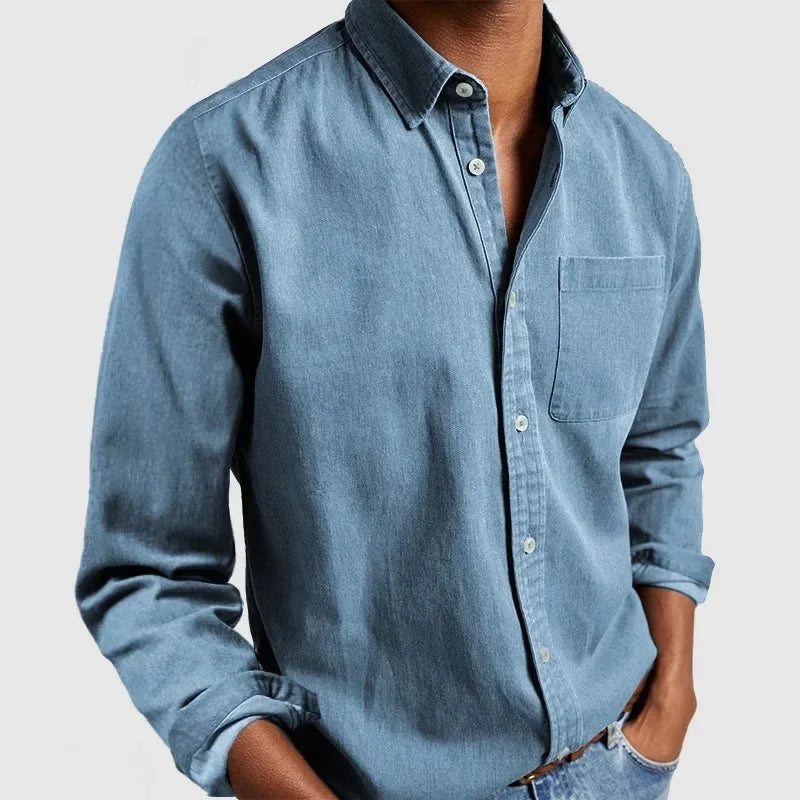 Teófilo | Camisa casual de algodón