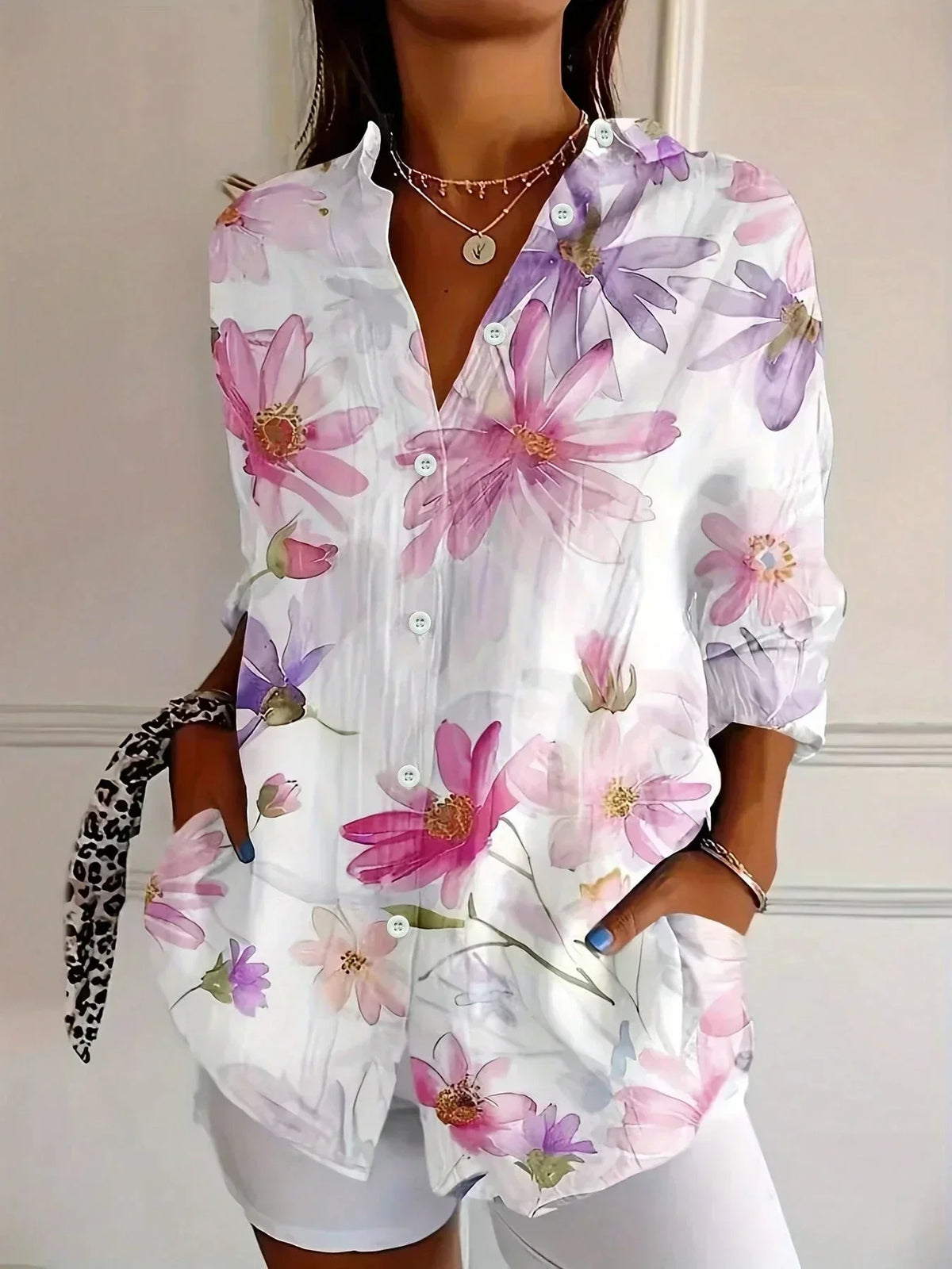 Rita | Blusa de estampado vivo
