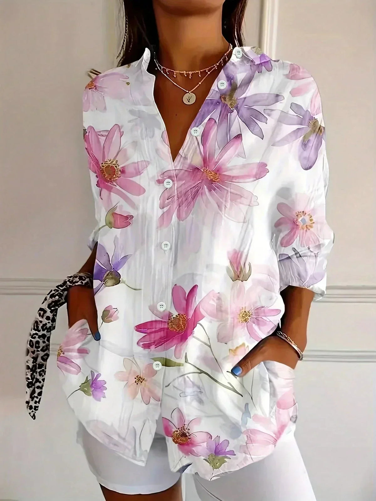 Kenia | Blusa de estampado colorido
