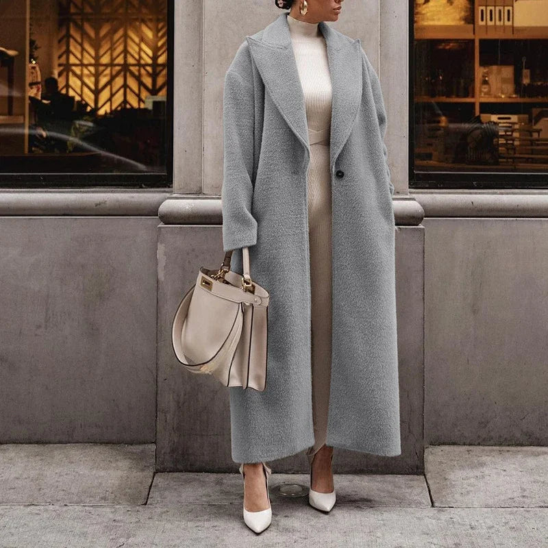 Antonia | Abrigo de invierno largo con solapas
