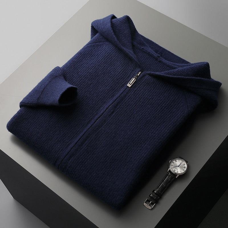 Abel | Sudadera con capucha y cremallera completa