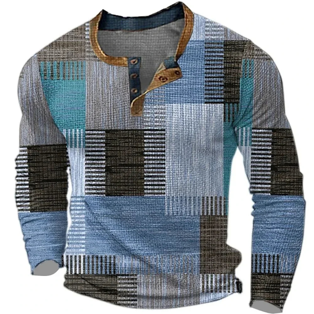 Severino | Camiseta de manga larga patchwork