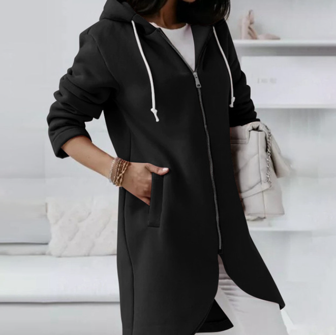 Julieta | Sudadera con capucha y cremallera