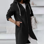 Julieta | Sudadera con capucha y cremallera