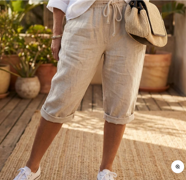 Liv | Shorts de verano de mezcla de lino (1+1 GRATIS)