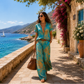 Marisol | Conjunto de verano de dos piezas con estampado paisley