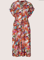 Madeleine | Vestido de verano con estampado de palmeras
